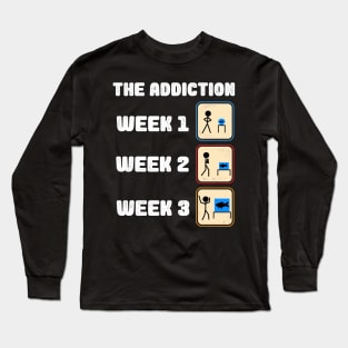 Aquarium Addiction for aquarist Long Sleeve T-Shirt